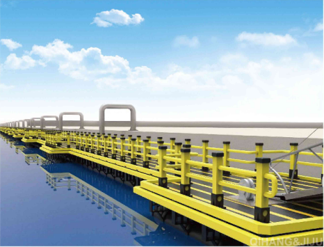 Application of floating docks and marine leisure platforms